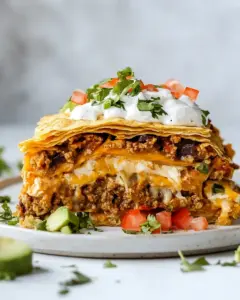 Crunchwrap Casserole