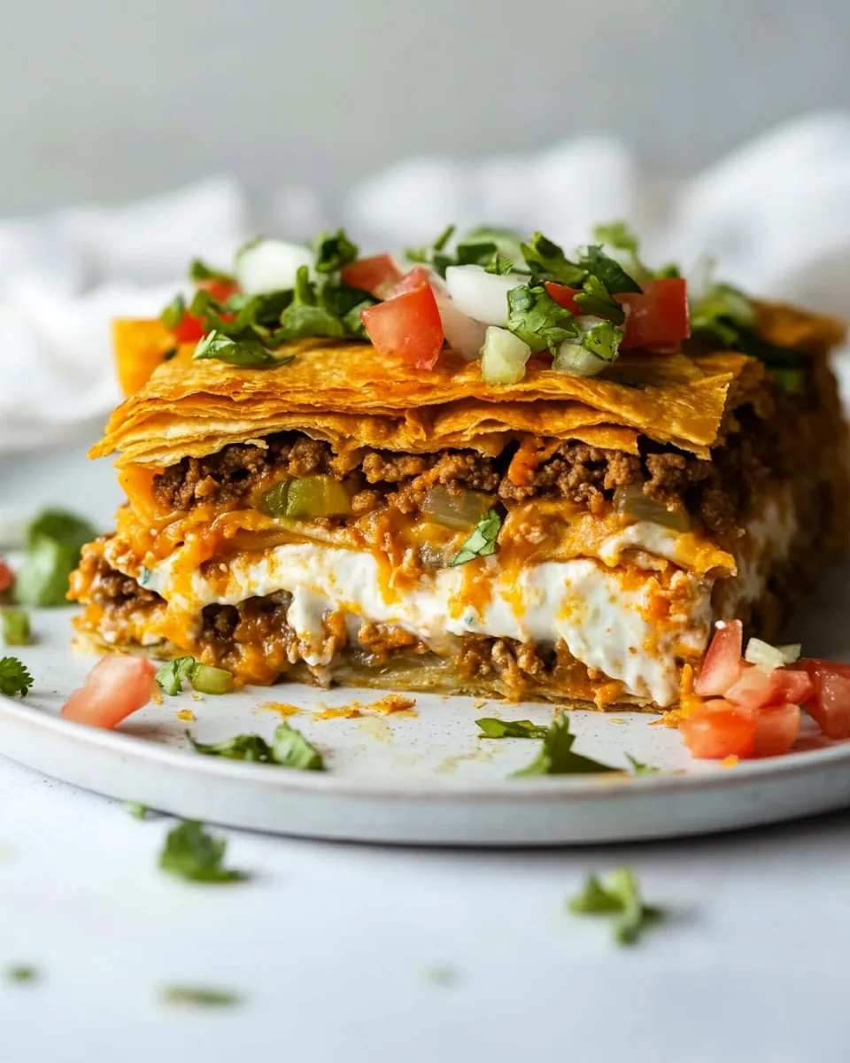 Crunchwrap Casserole