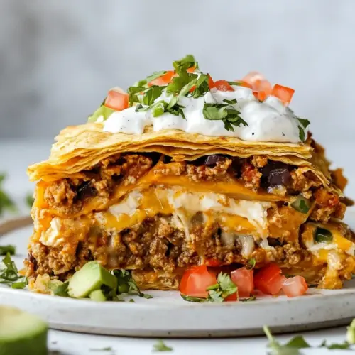 Crunchwrap Casserole