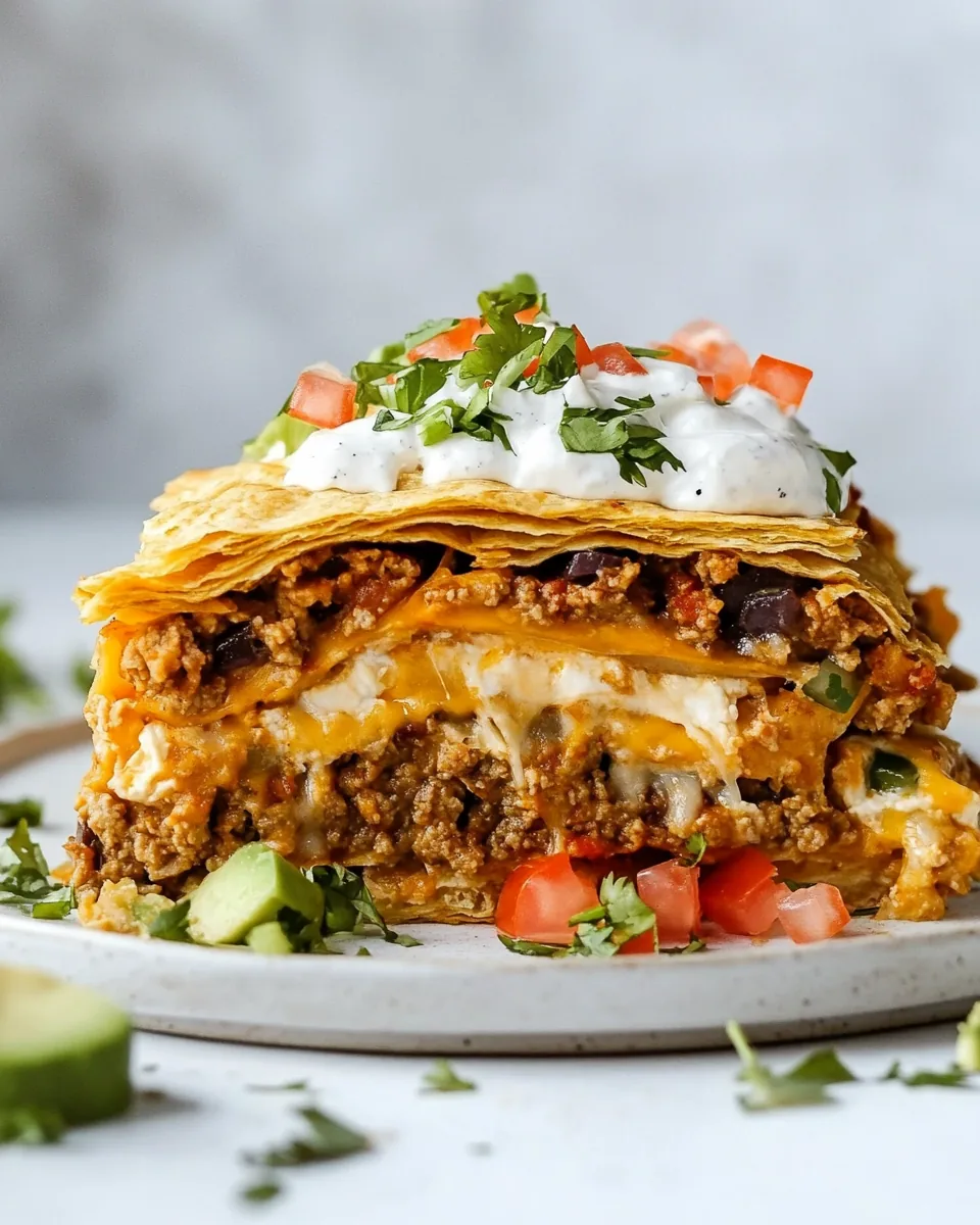 Crunchwrap Casserole