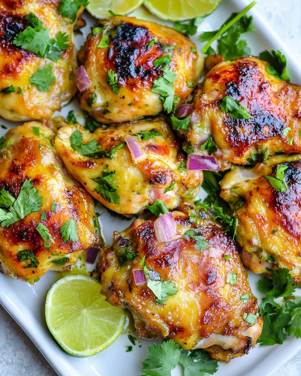 Cuban Mojo Chicken Thighs