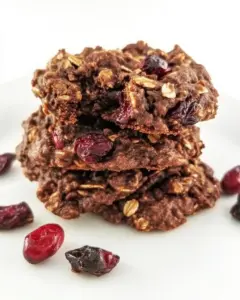 Dark Chocolate Cranberry Oatmeal Cookies