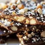 Dark Chocolate Toffee Macadamia Bark