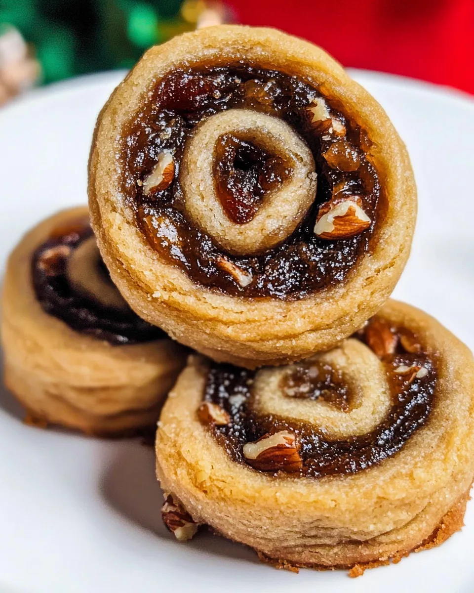 Date Nut Pinwheel Cookies