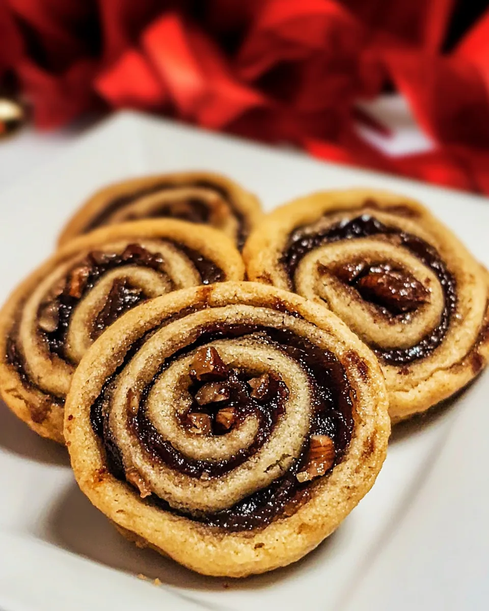 Date Nut Pinwheel Cookies