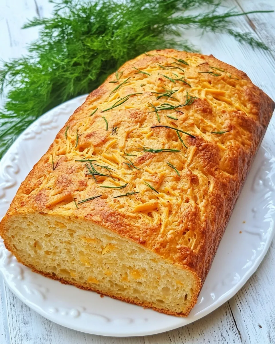 Dilled Cheddar Cheese Bread