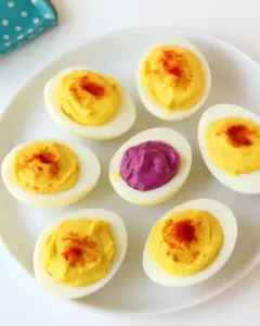 Dye Free Deviled Eggs