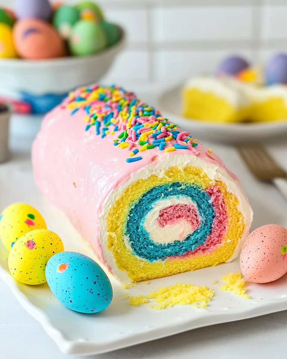 Easter Cake Roll