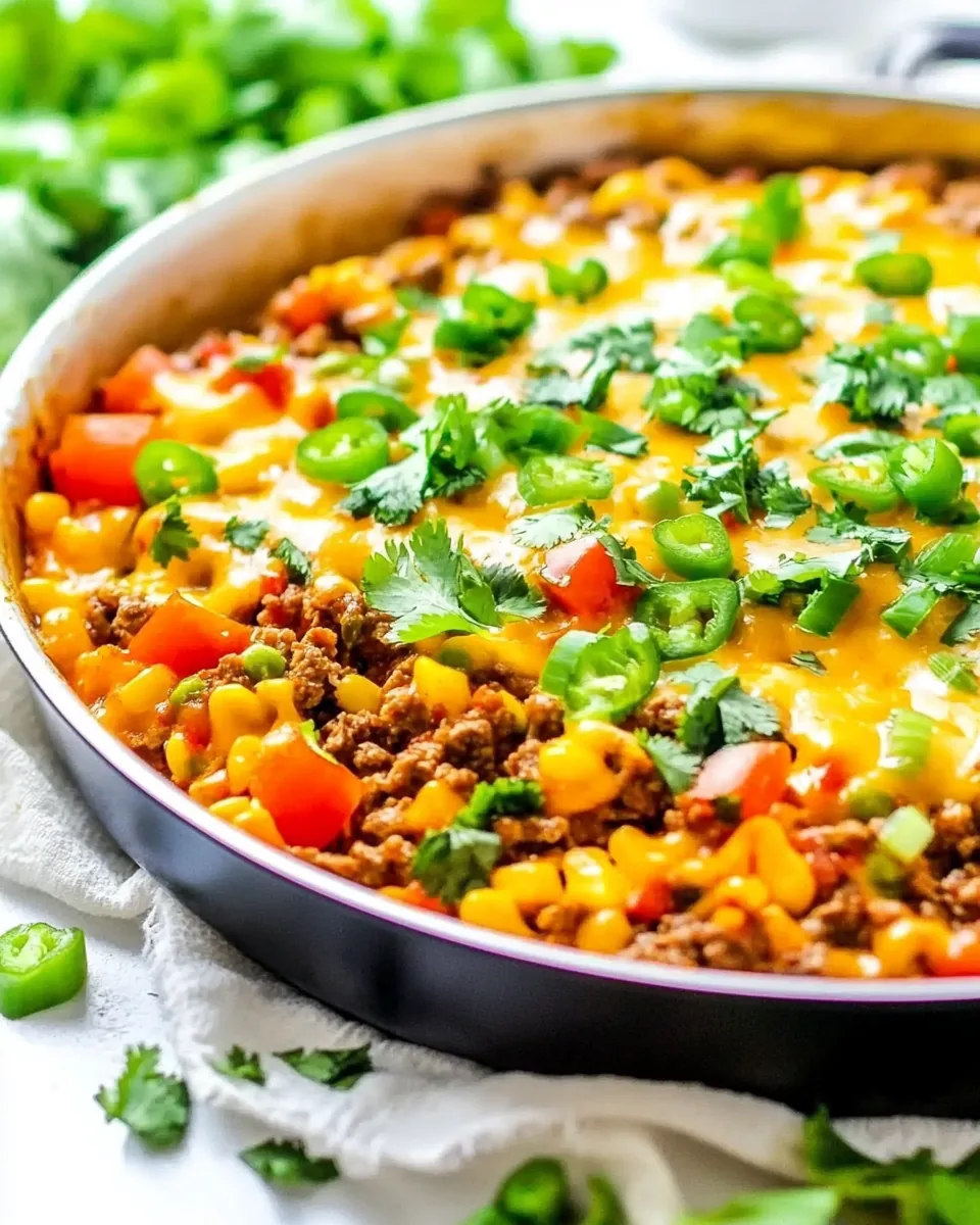 Easy 30 Minute Southwestern Beef Skillet