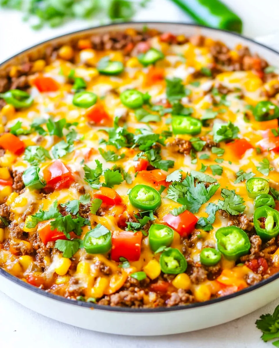 Easy 30 Minute Southwestern Beef Skillet