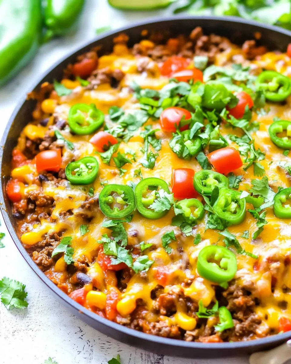 Easy 30 Minute Southwestern Beef Skillet