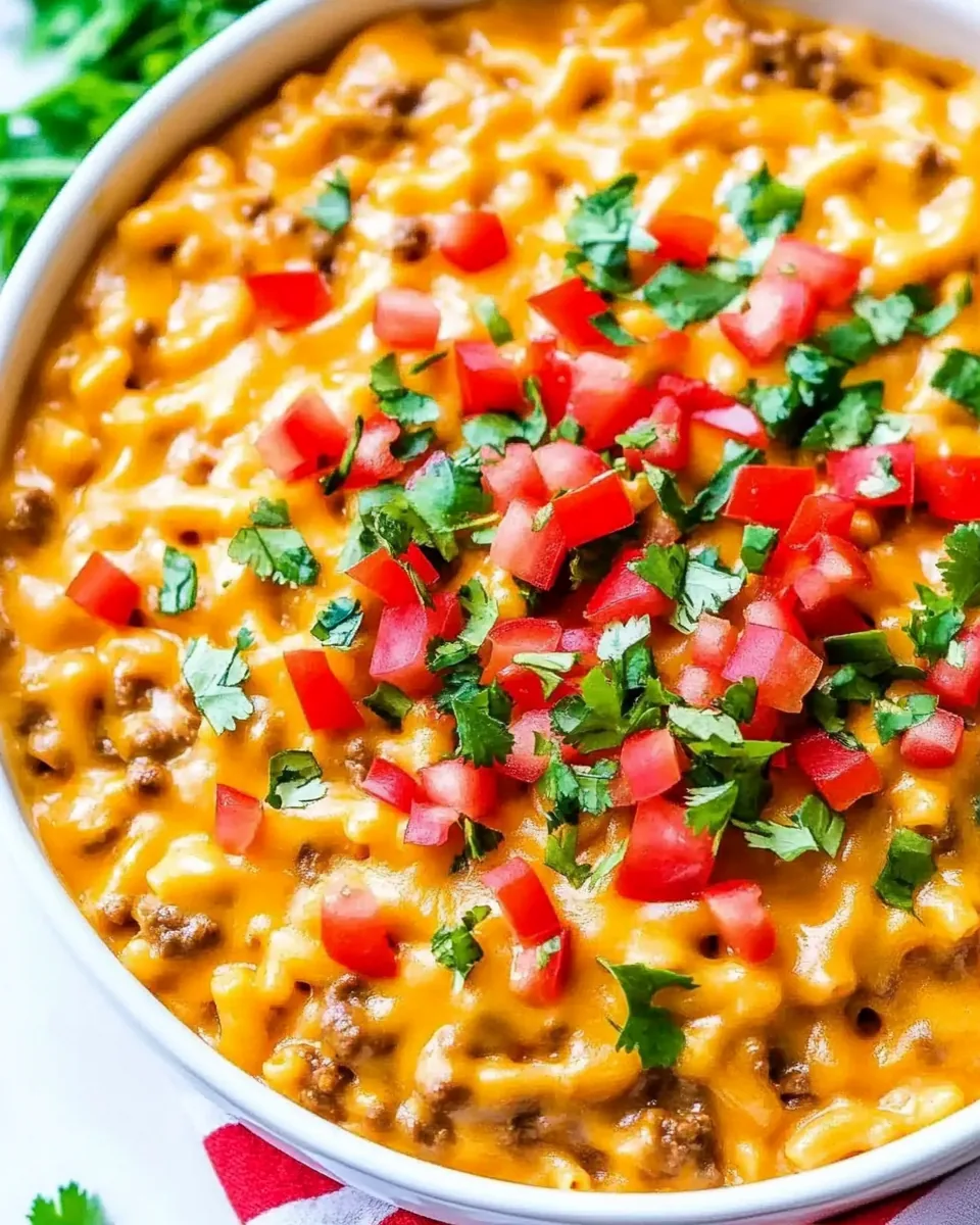 Easy 30 Minute Taco Macaroni Cheese