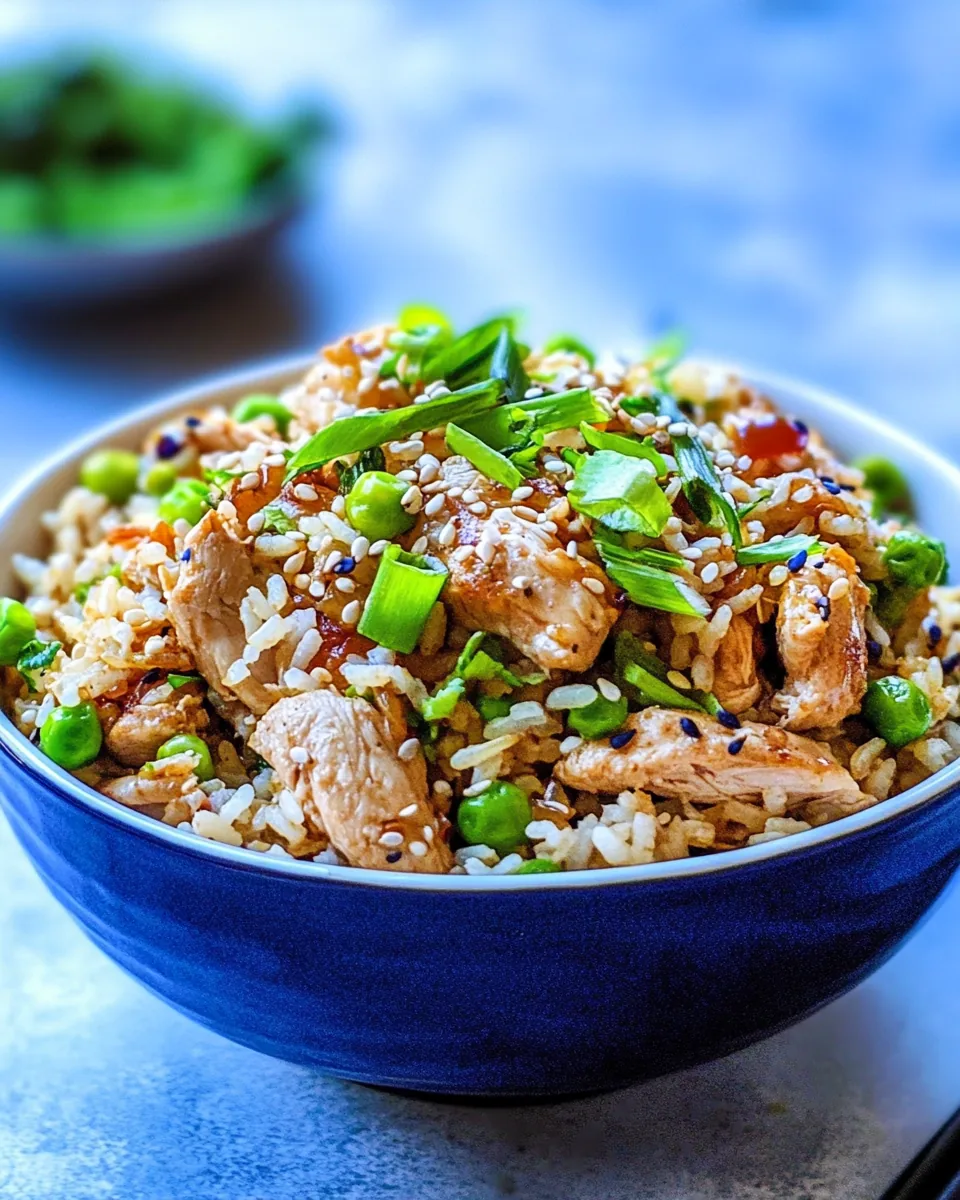 Easy Asian Chicken Rice Bowl