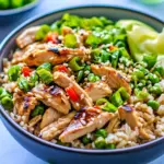 Easy Asian Chicken Rice Bowl
