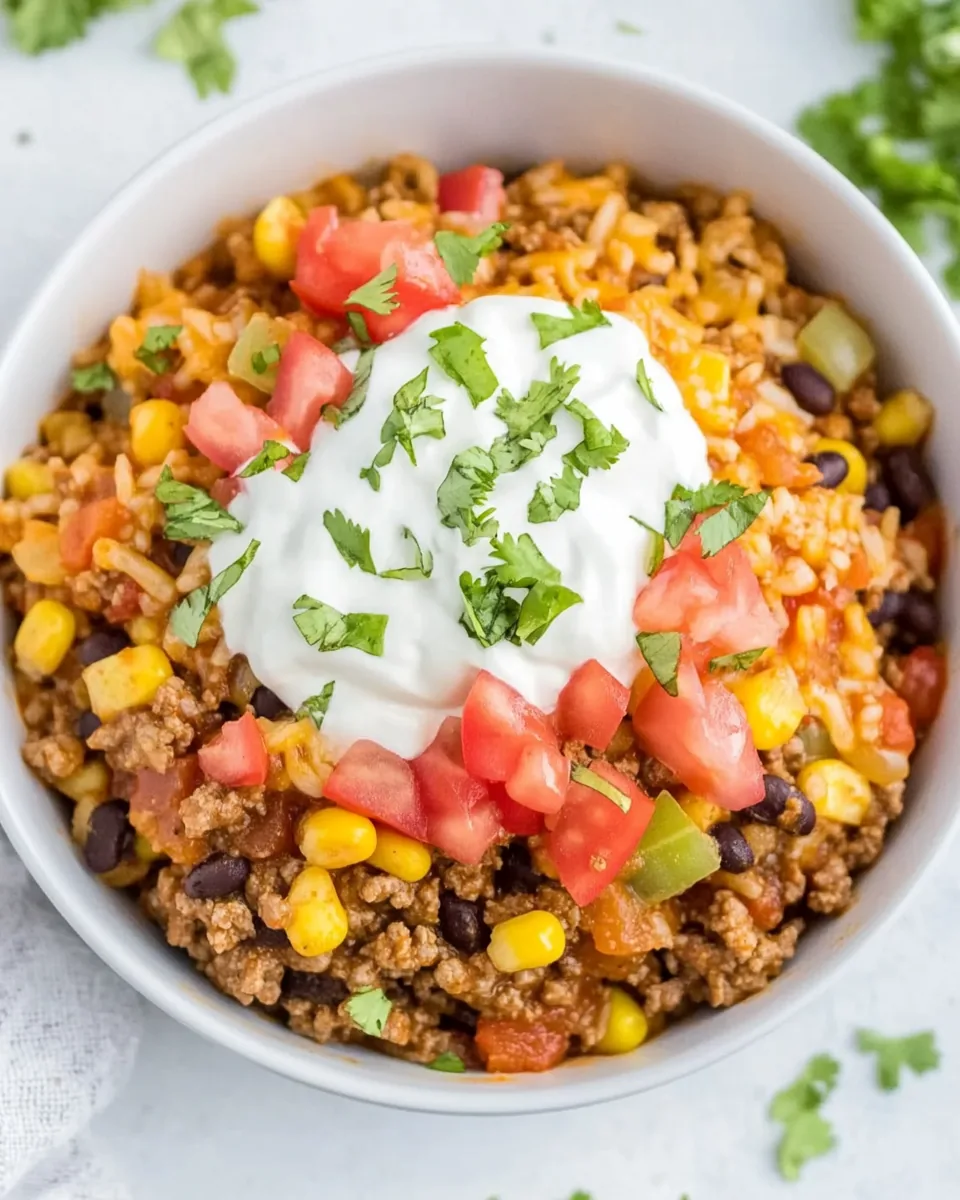 Easy Beef Burrito Bowl
