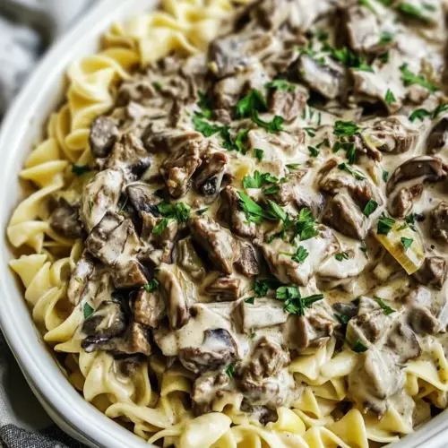 Easy Beef Stroganoff