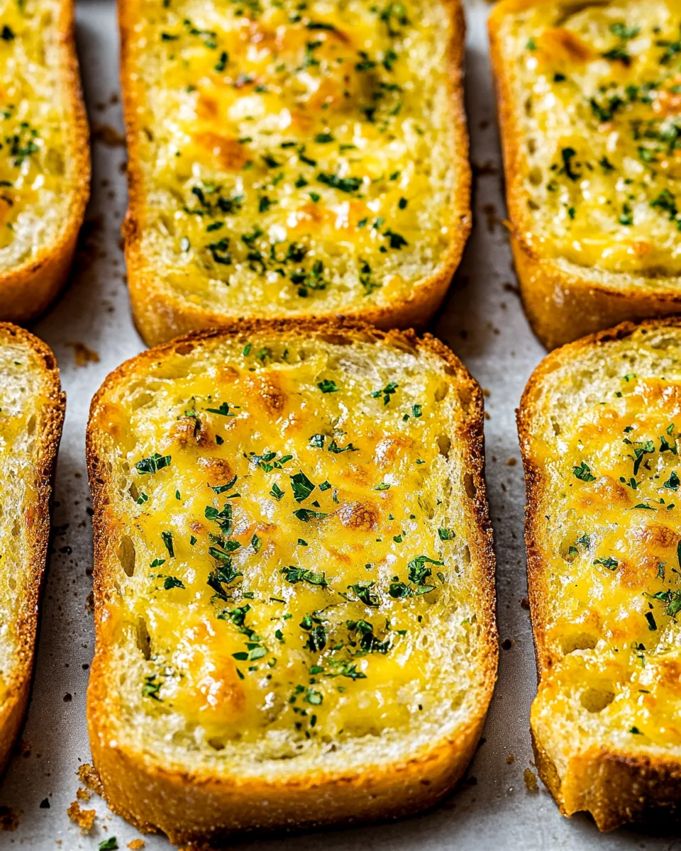 Easy Cheesy Garlic Bread