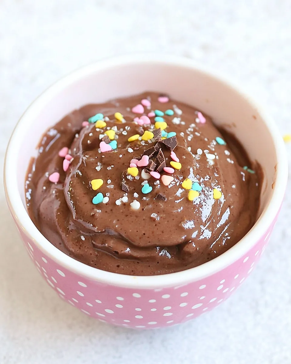 Easy Chocolate Avocado Pudding