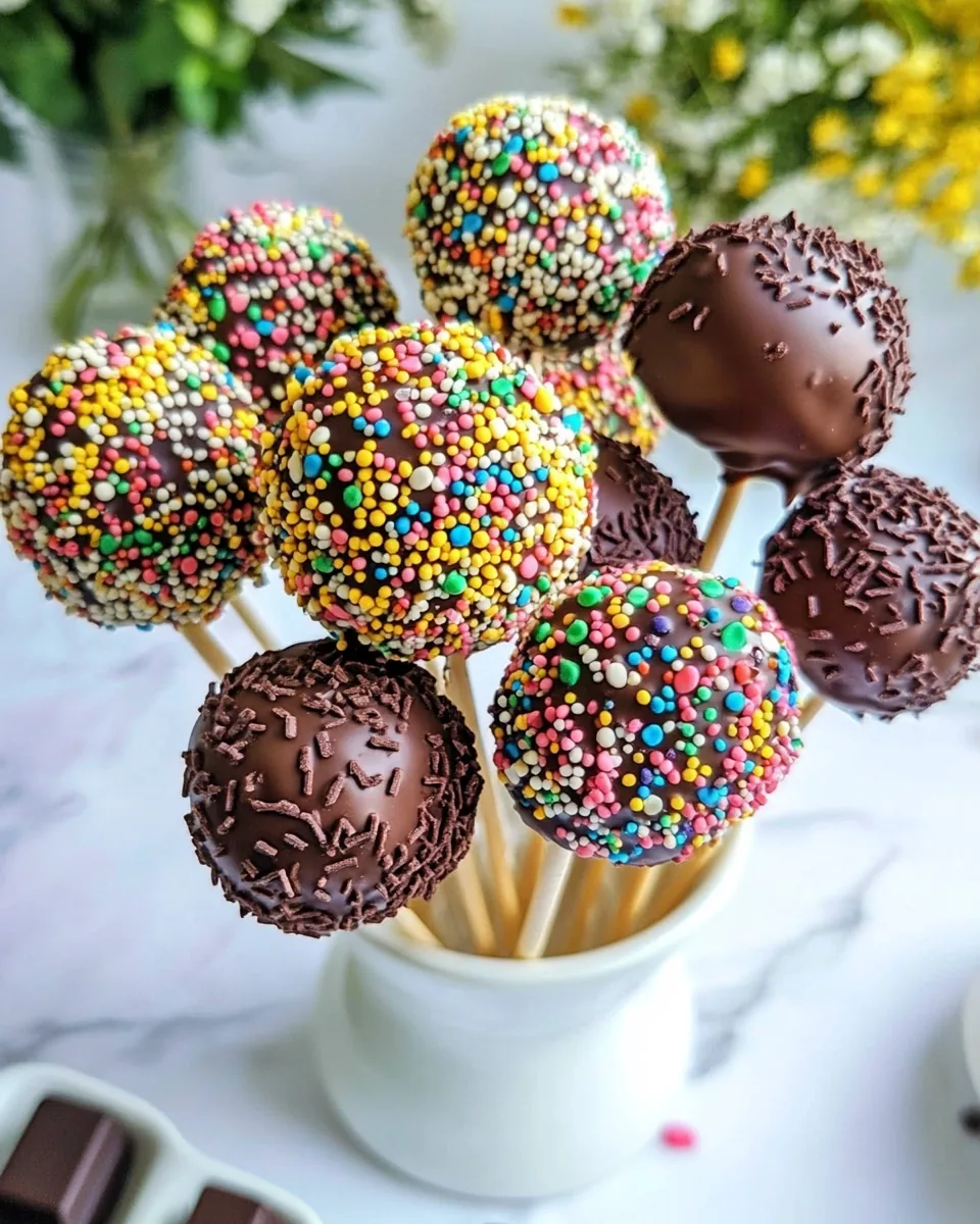Easy Chocolate Cake Pops