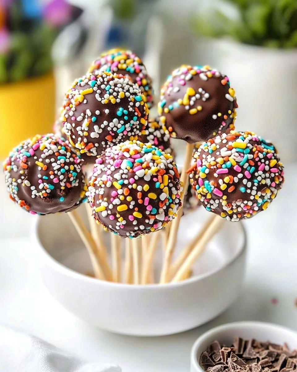 Easy Chocolate Cake Pops