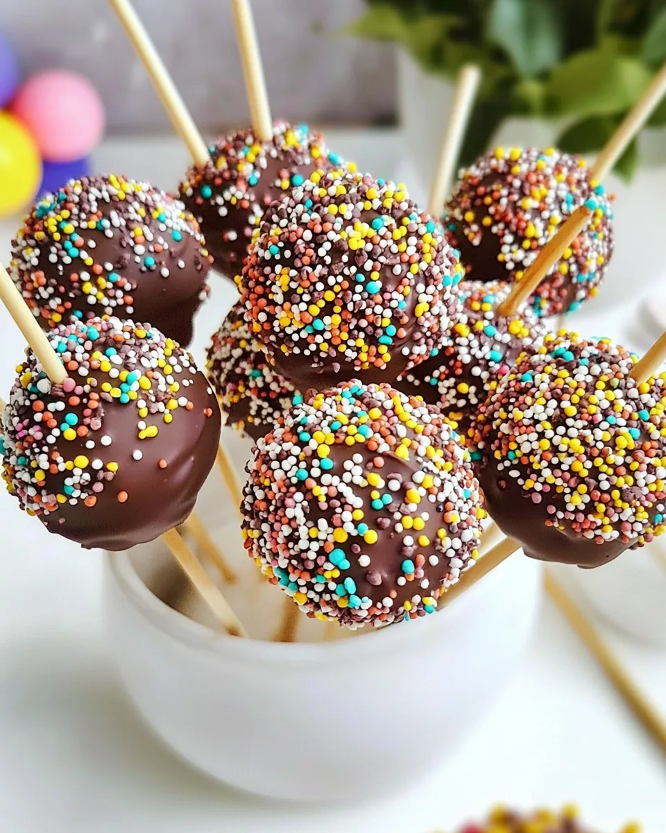 Easy Chocolate Cake Pops