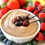 Easy Chocolate Cherry Yogurt Dip