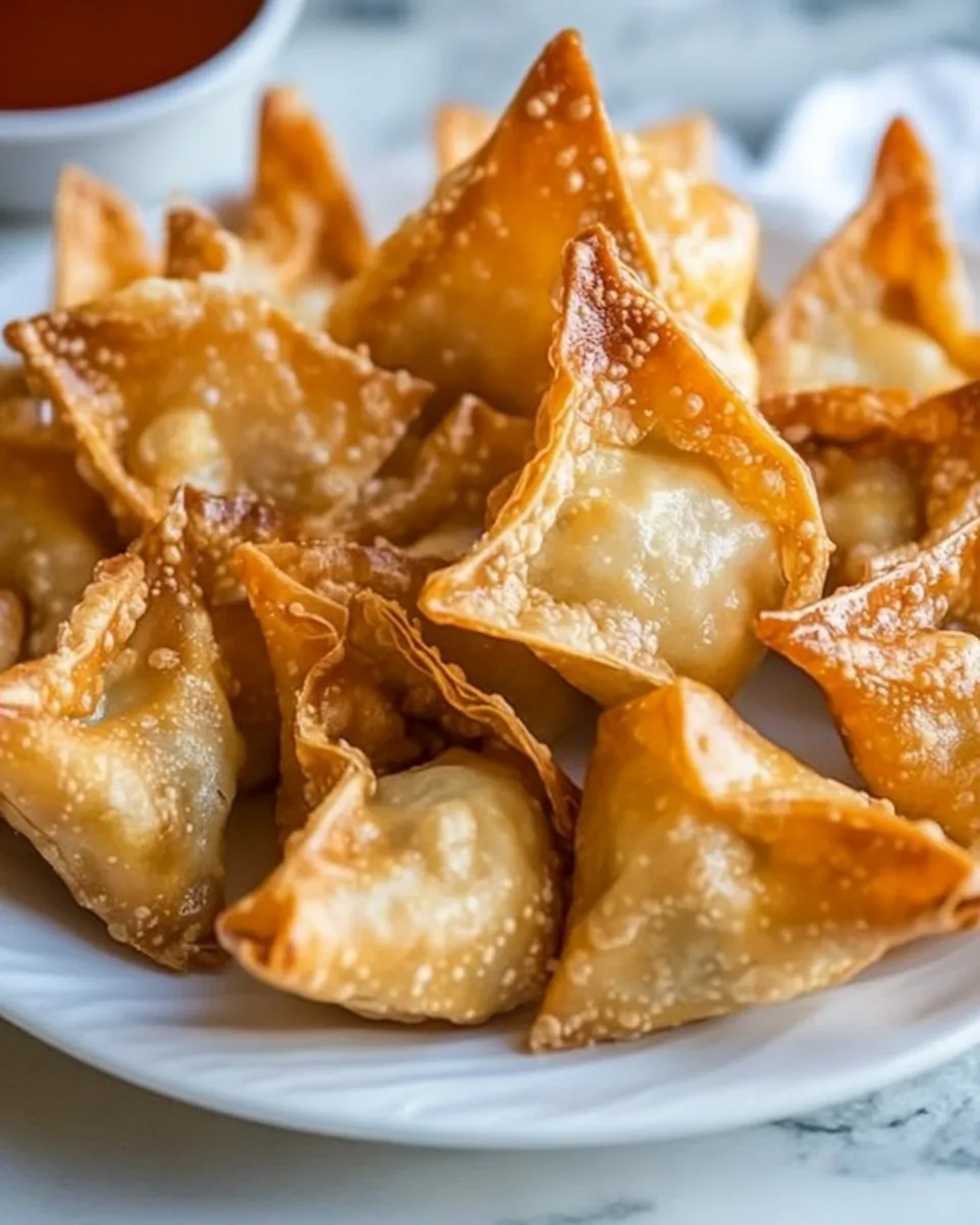 Easy Cream Cheese Wontons