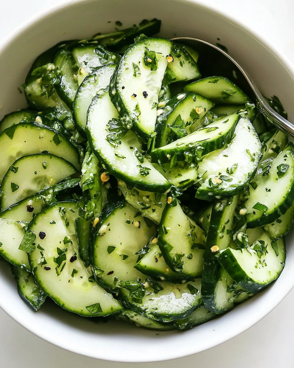 Easy Cucumber Salad