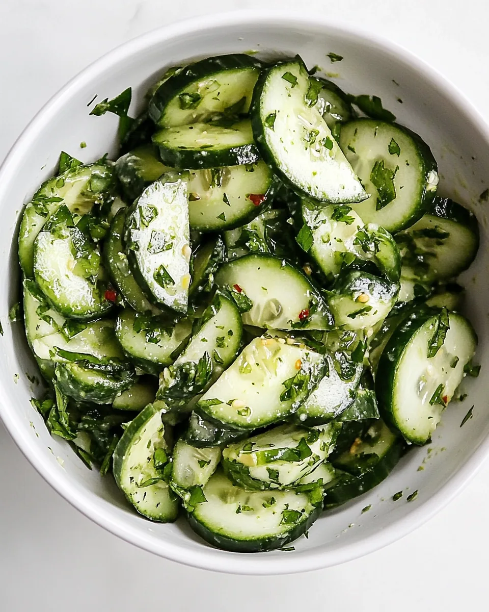 Easy Cucumber Salad