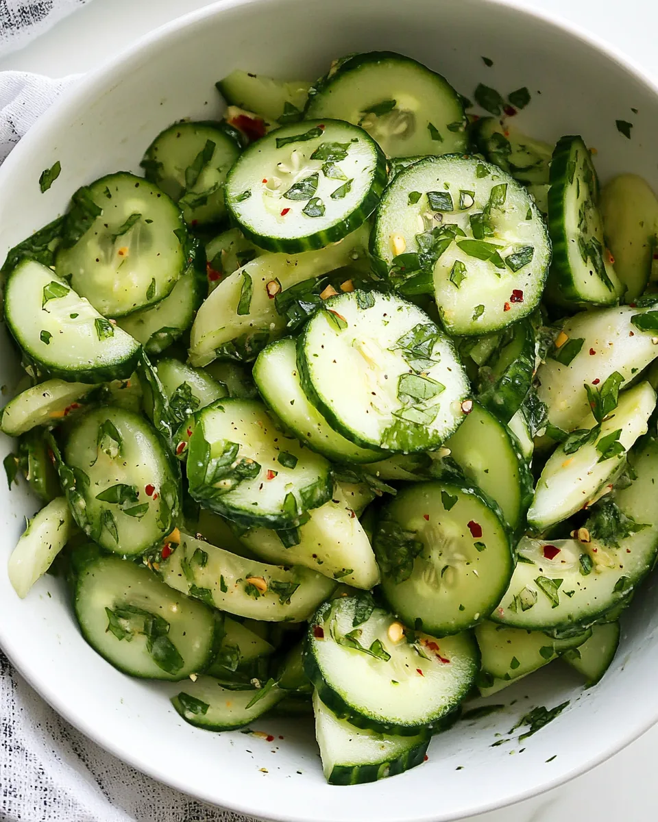 Easy Cucumber Salad