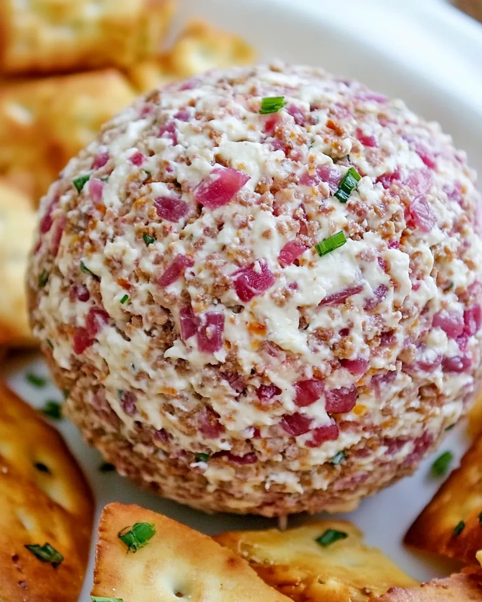 Easy Dried Beef Cheese Ball