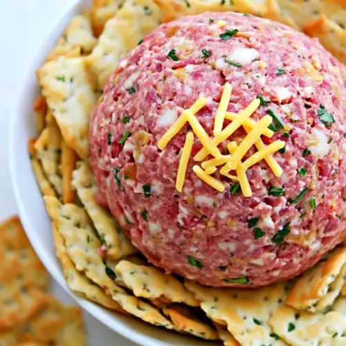 Easy Dried Beef Cheese Ball