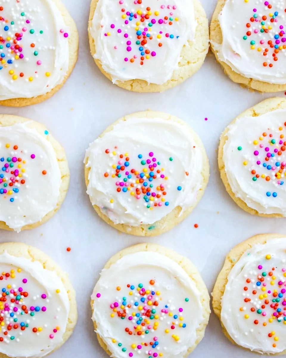 Easy Frosted Sugar Cookies