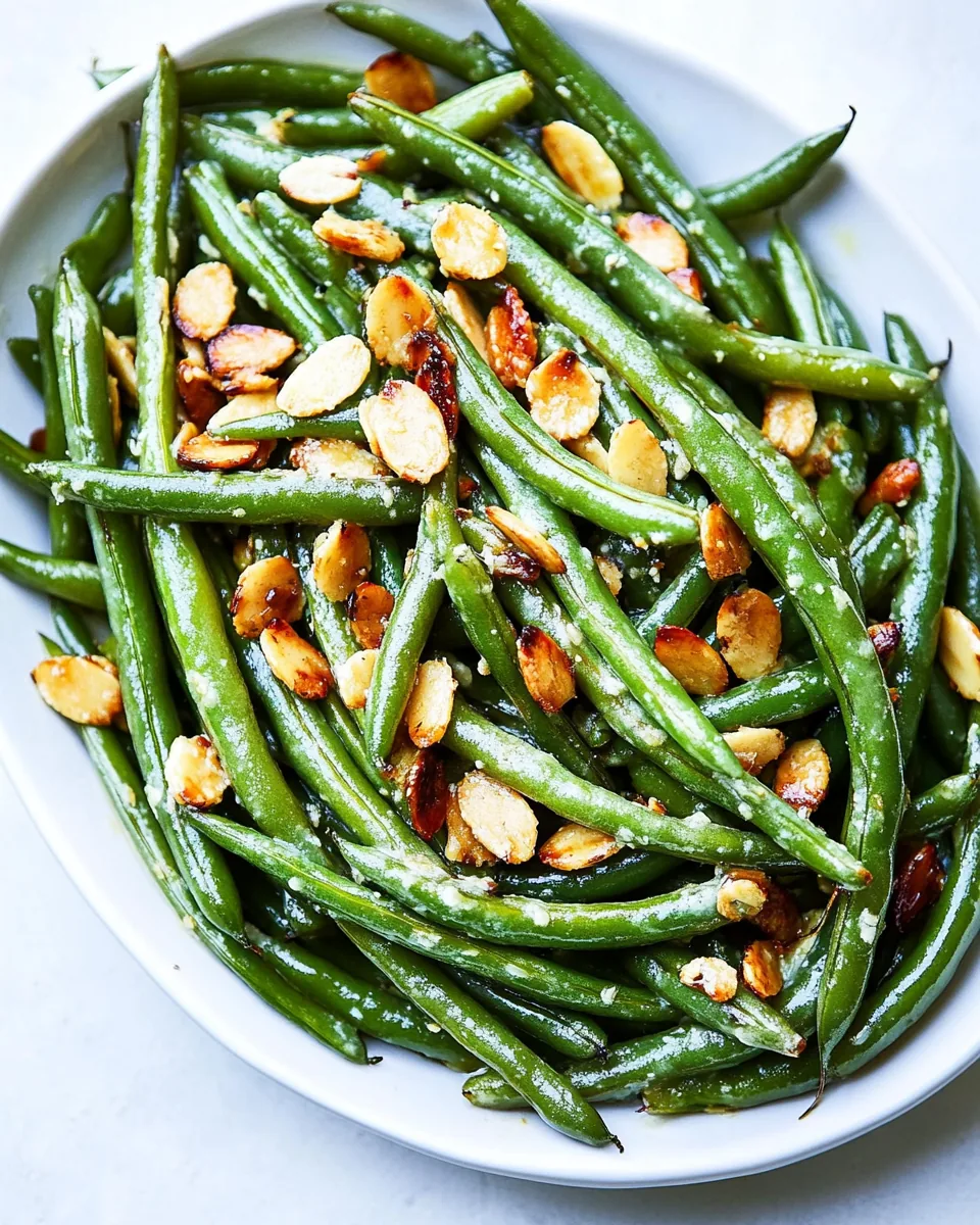Easy Green Beans with Browned Butter Almondine