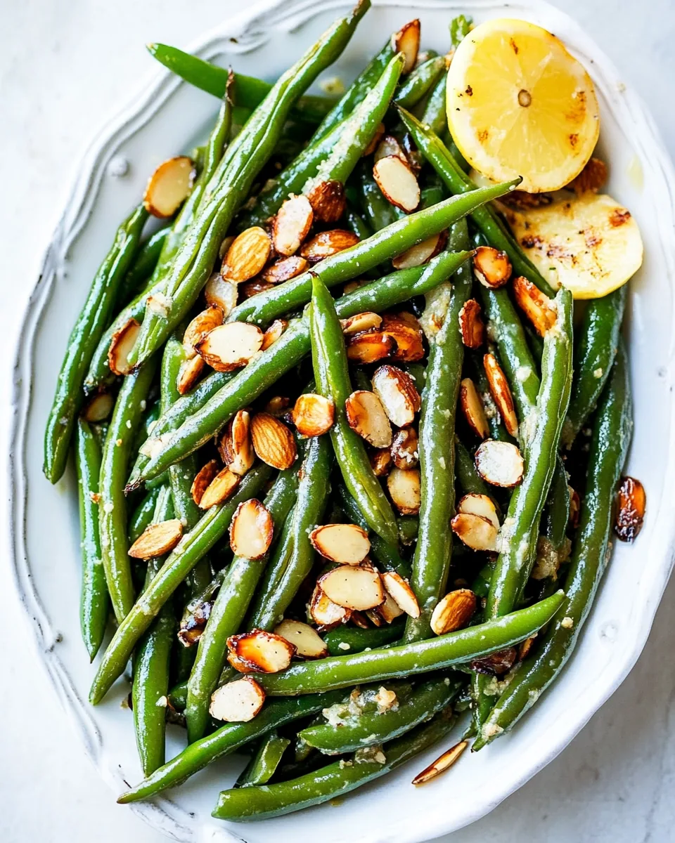 Easy Green Beans with Browned Butter Almondine