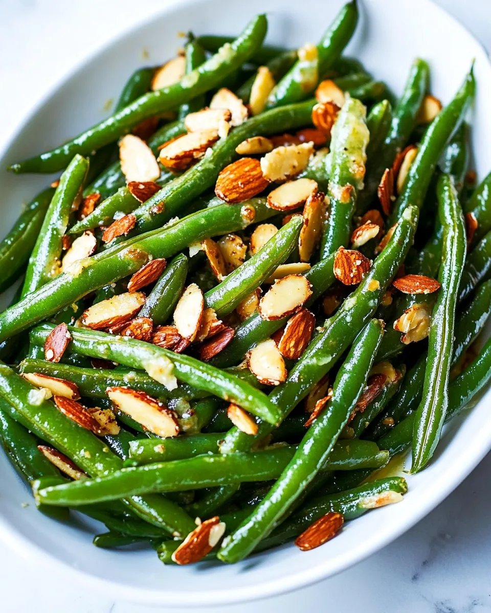 Easy Green Beans with Browned Butter Almondine