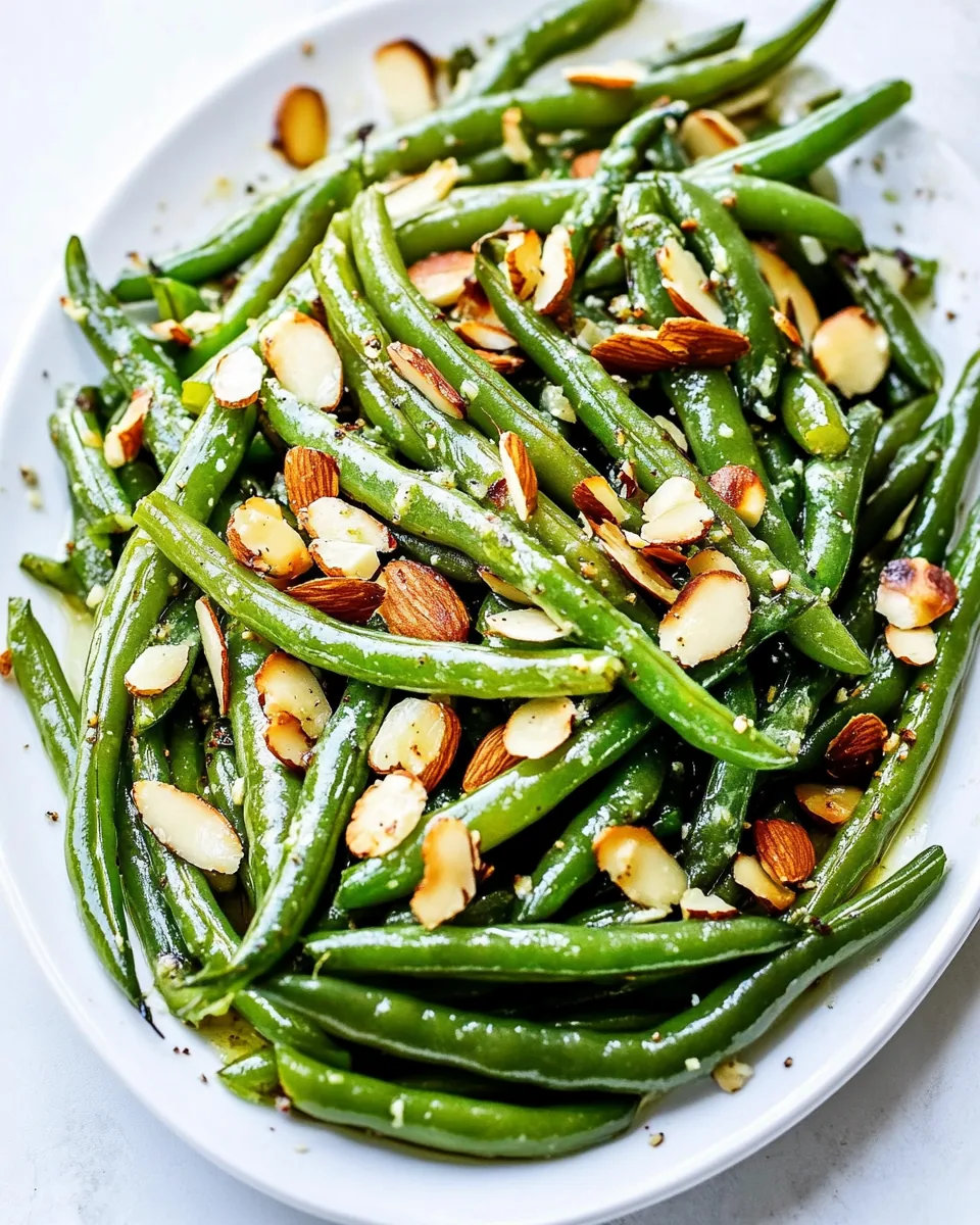 Easy Green Beans with Browned Butter Almondine