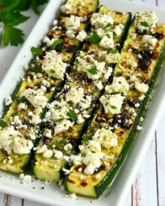 Easy Grilled Greek Zucchini