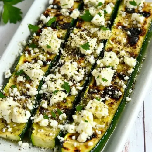 Easy Grilled Greek Zucchini