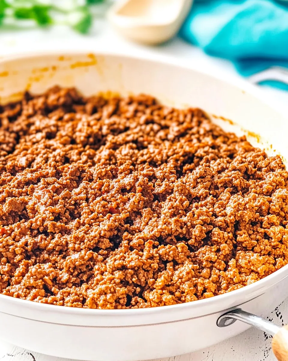Easy Ground Beef Taco Meat