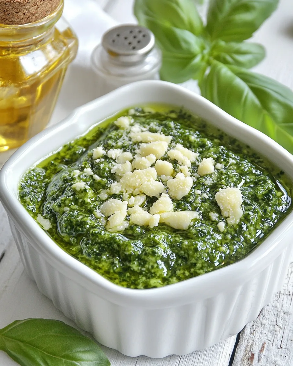 Easy Homemade Basil Pesto