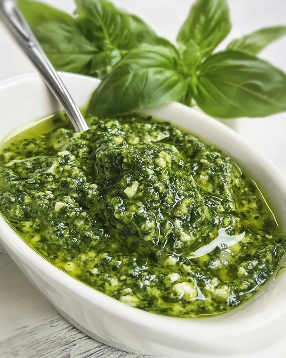 Easy Homemade Basil Pesto