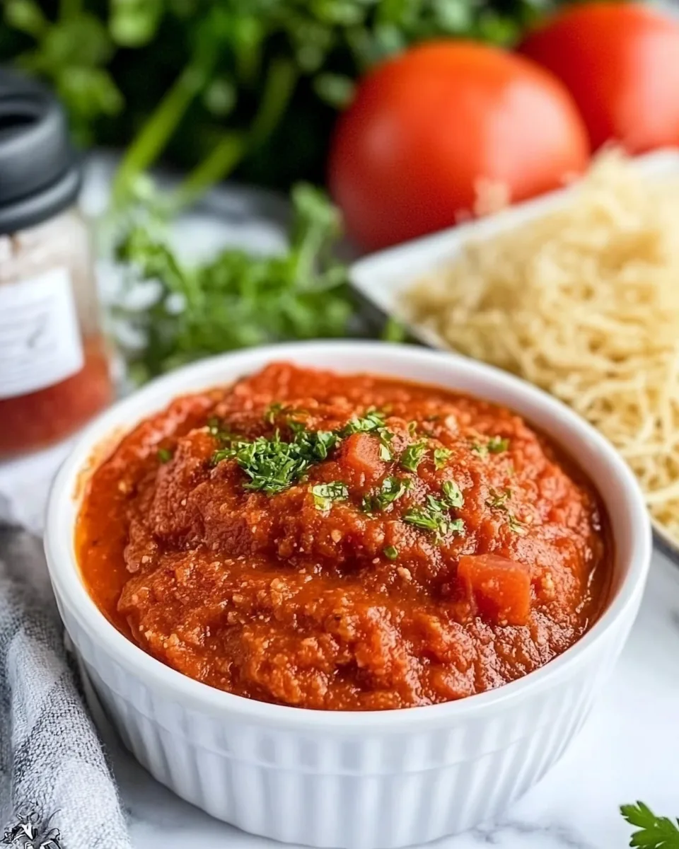Easy Homemade Hearty Marinara Sauce