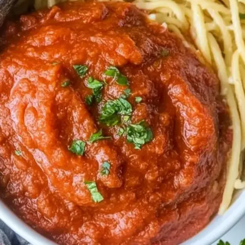 Easy Homemade Hearty Marinara Sauce