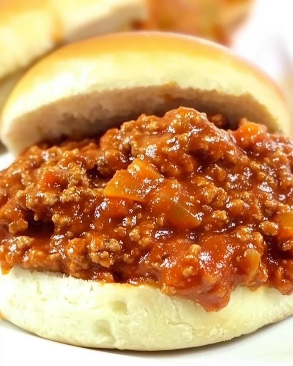 Easy Homemade Sloppy Joes