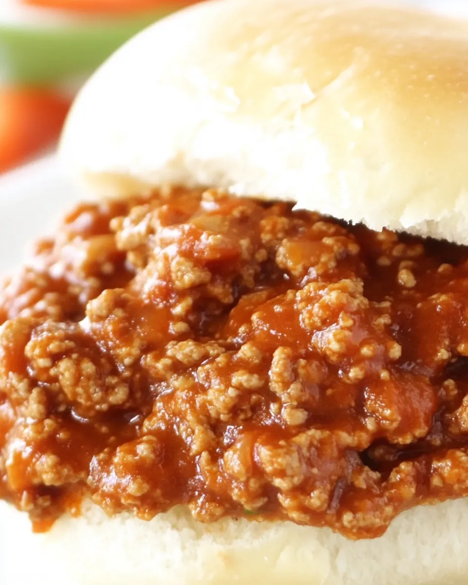 Easy Homemade Sloppy Joes