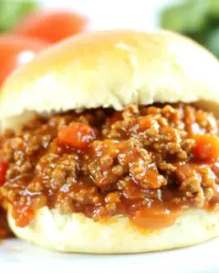 Easy Homemade Sloppy Joes