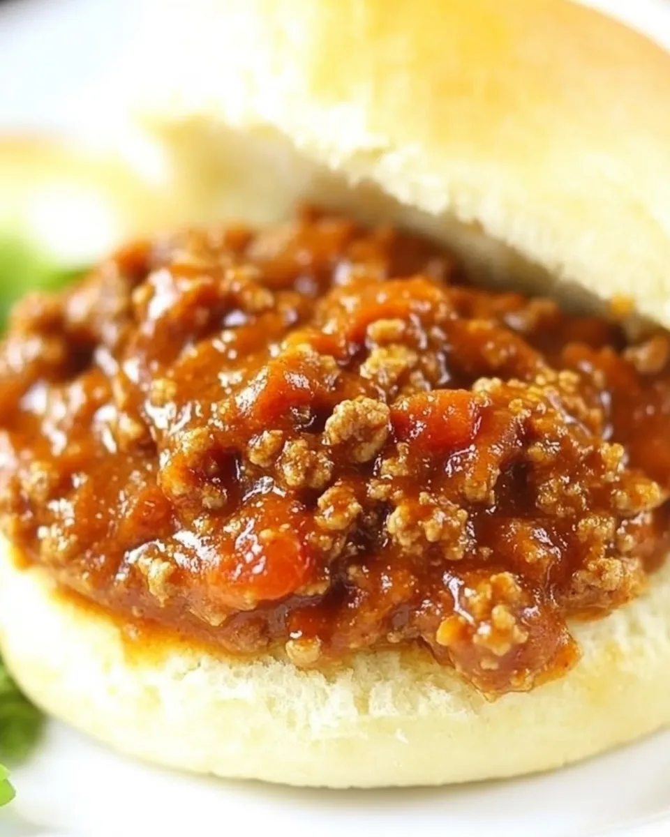 Easy Homemade Sloppy Joes