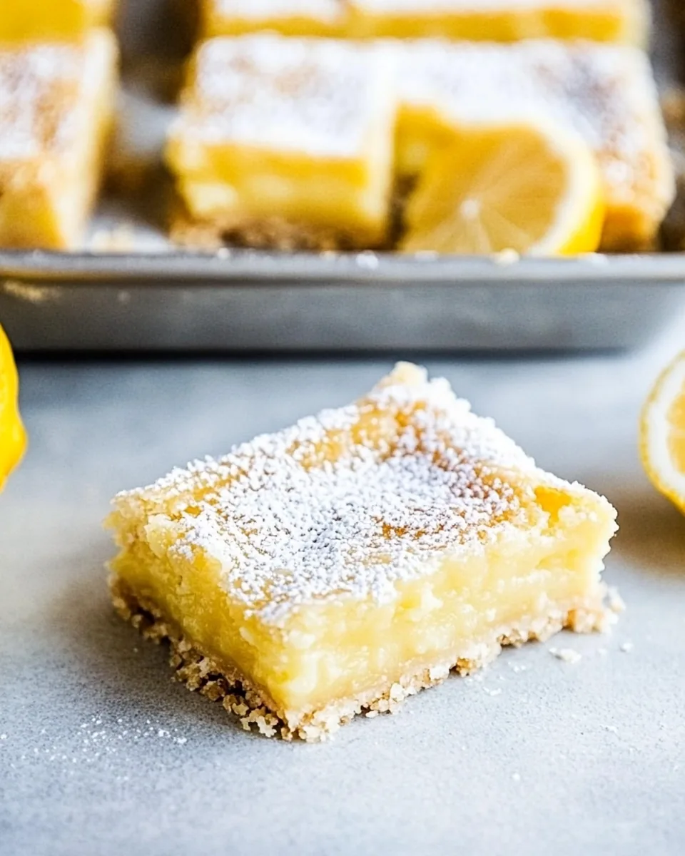 Easy Lemon Bars