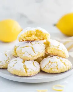 Easy Lemon Crinkle Cookies
